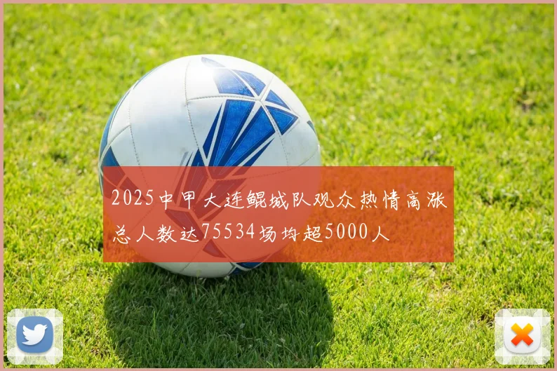 2025中甲大连鲲城队观众热情高涨总人数达75534场均超5000人