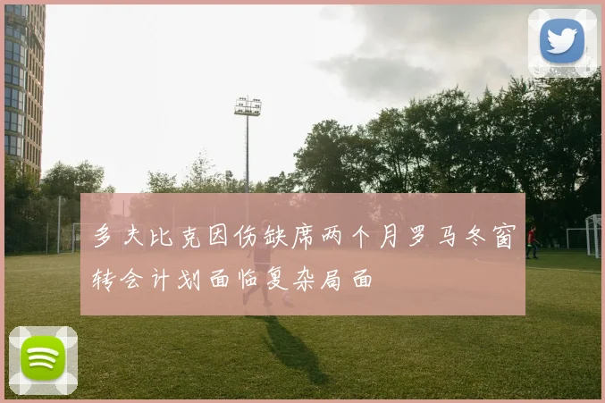多夫比克因伤缺席两个月罗马冬窗转会计划面临复杂局面